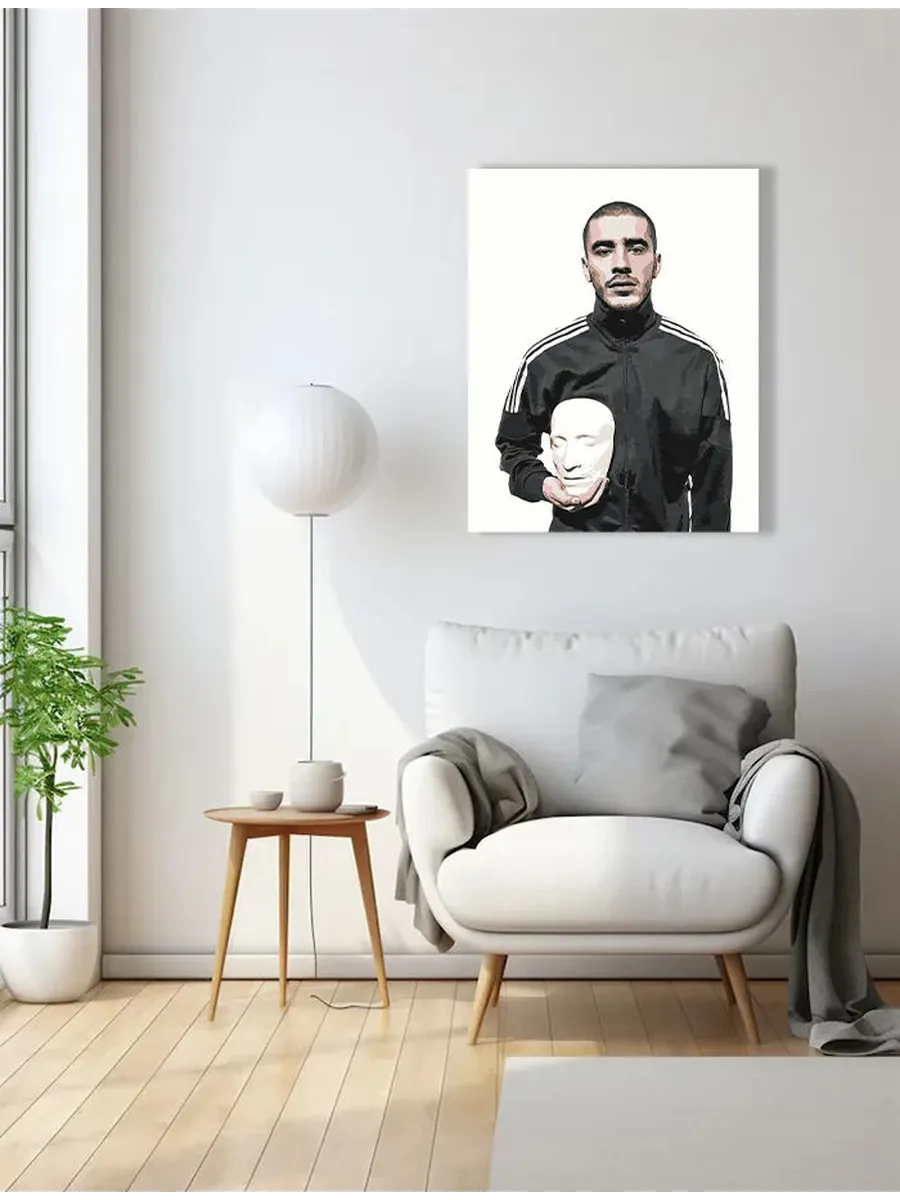Картина по номерам - Репер Хаски — фотография 9
