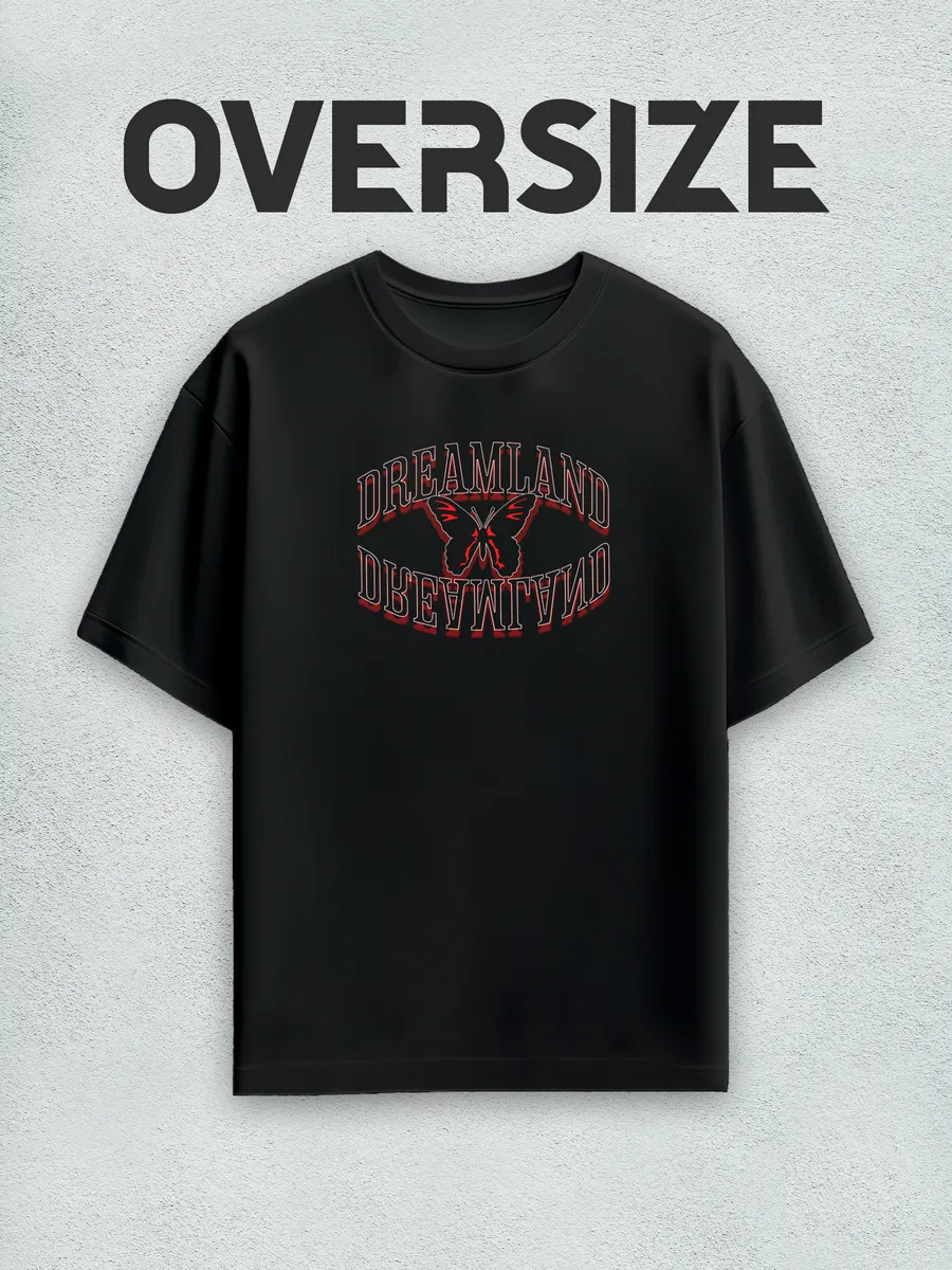 Футболка оверсайз с принтом y2k Бабочка