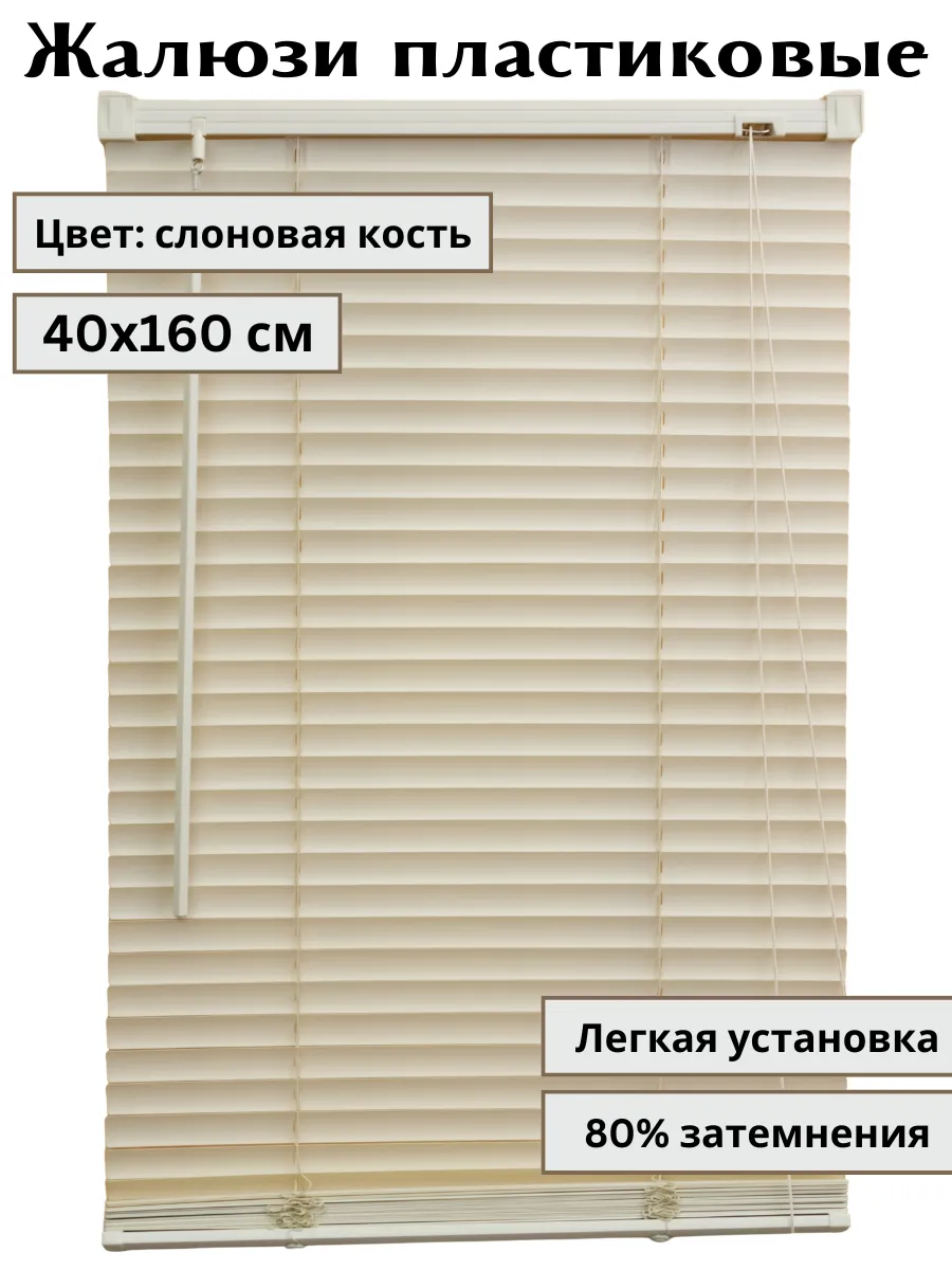 Жалюзи горизонтальные пластиковые