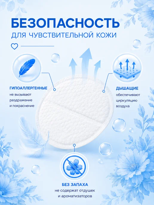 DreamDry Вкладыши для груди одноразовые 60шт, 60 шт, фото 6