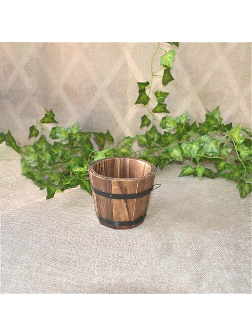 Горшок для цветов 13x15x20 см 1 шт Бирюзовый, 13x15x20 см, 1 шт, фото 8