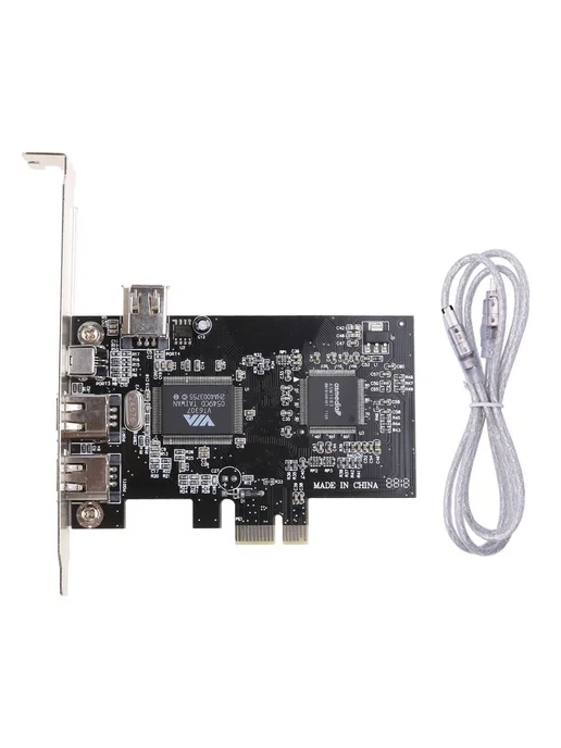 Плата контроллера PCIE 1394A Firewire Разноцветный, вариант