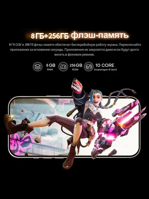 Смартфон Pro Max 1 6/256 ГБ, черный, фото 3