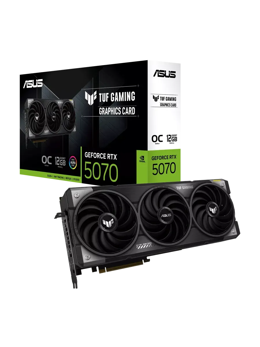 Asus Видеокарта GeForce RTX 5070 TUF Gaming OC Edition