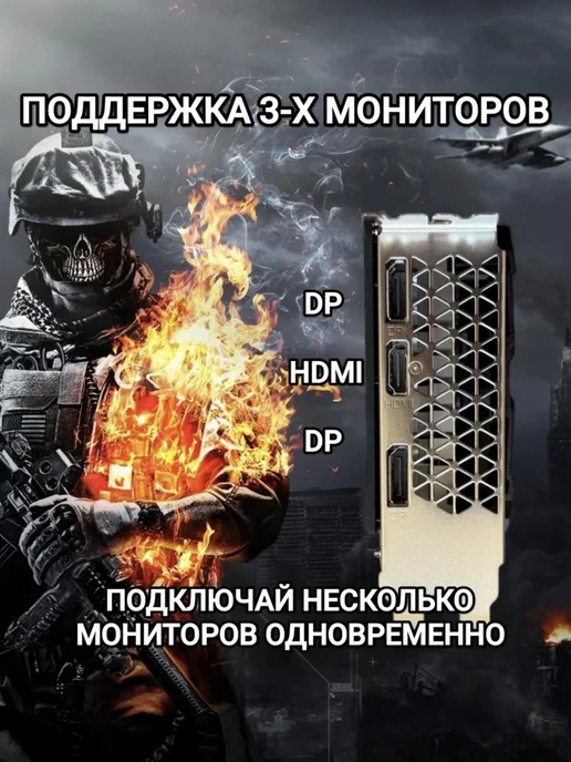 Игровая видеокарта AMD Radeon RX 580 8Gb GDDR5 RX590 8 Гб, 8 ГБ, фото 2