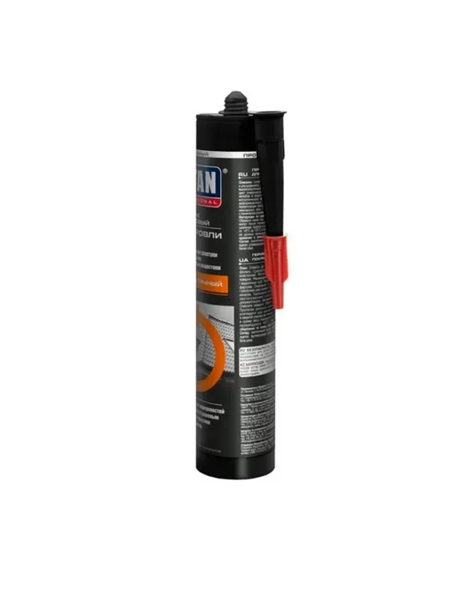 Tytan professional Герметик TYTAN каучуковый для кровли прозрачный 310 мл, 2шт, 310 мл, 2 шт, прозрачный, фото 8
