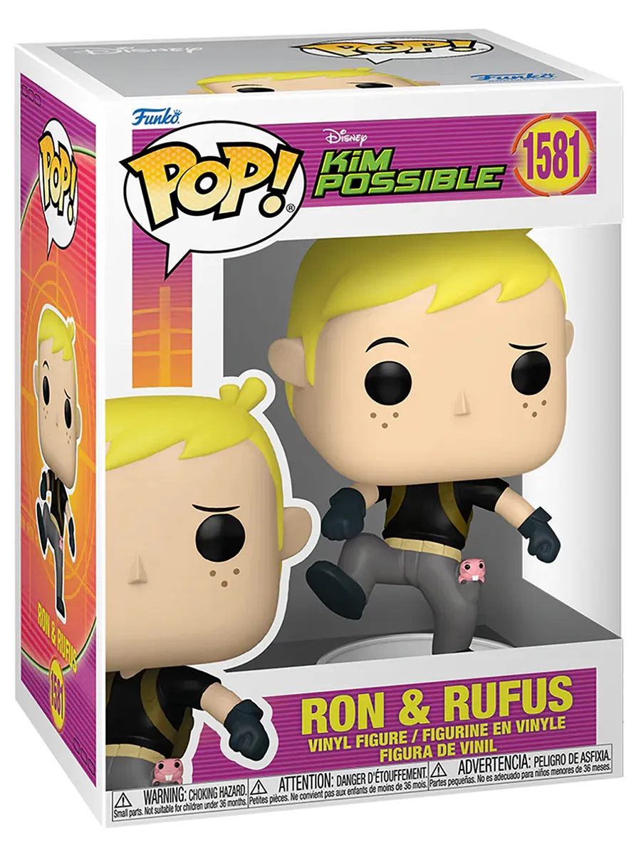Фигурка Funko POP! Disney Kim Possible Ron & Rufus (1581)