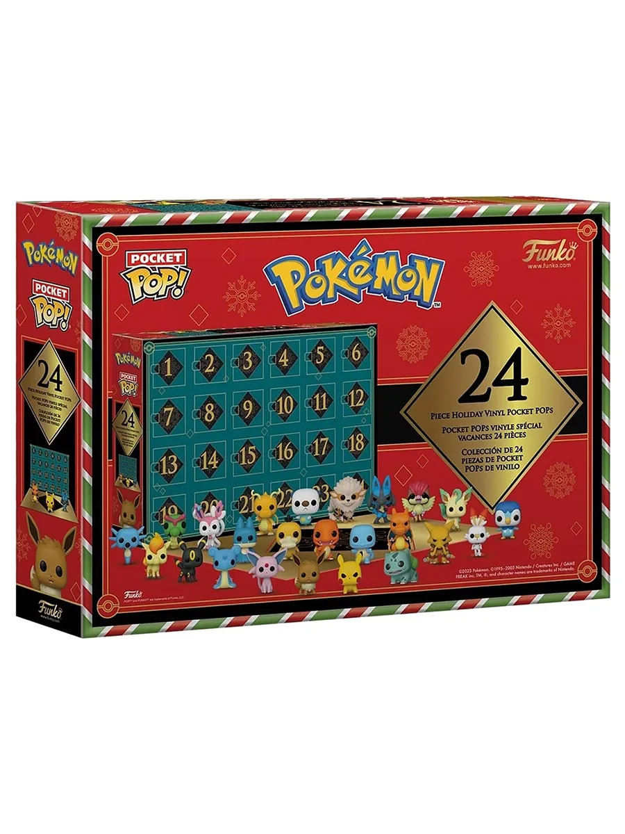 Набор подарочный Funko Advent Calendar Pokemon 24 фигурки Набор подарочный Funko Advent Calendar Pokemon 24 фигурки