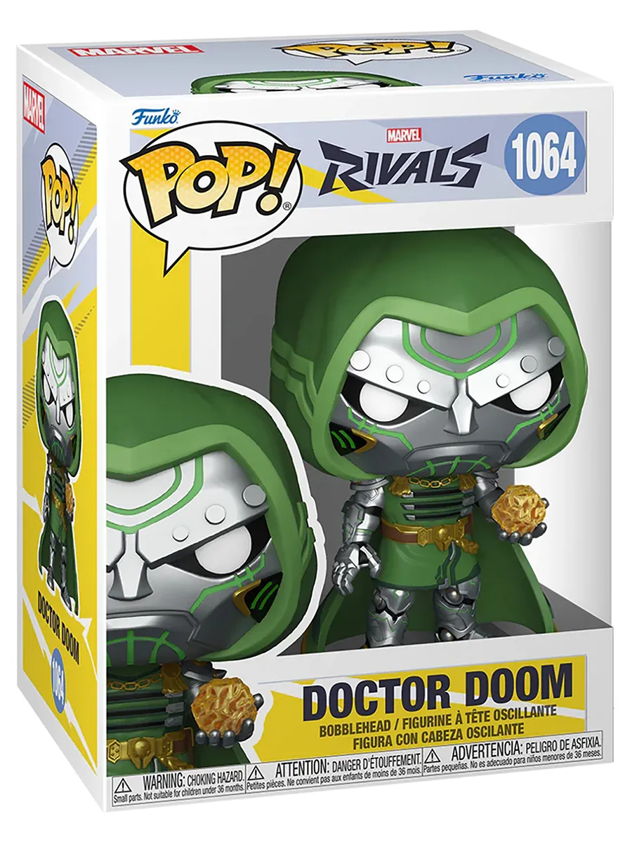Фигурка Funko POP! Bobble Marvel Games Rivals Doctor Doom Фигурка Funko POP! Bobble Marvel Games Rivals Doctor Doom