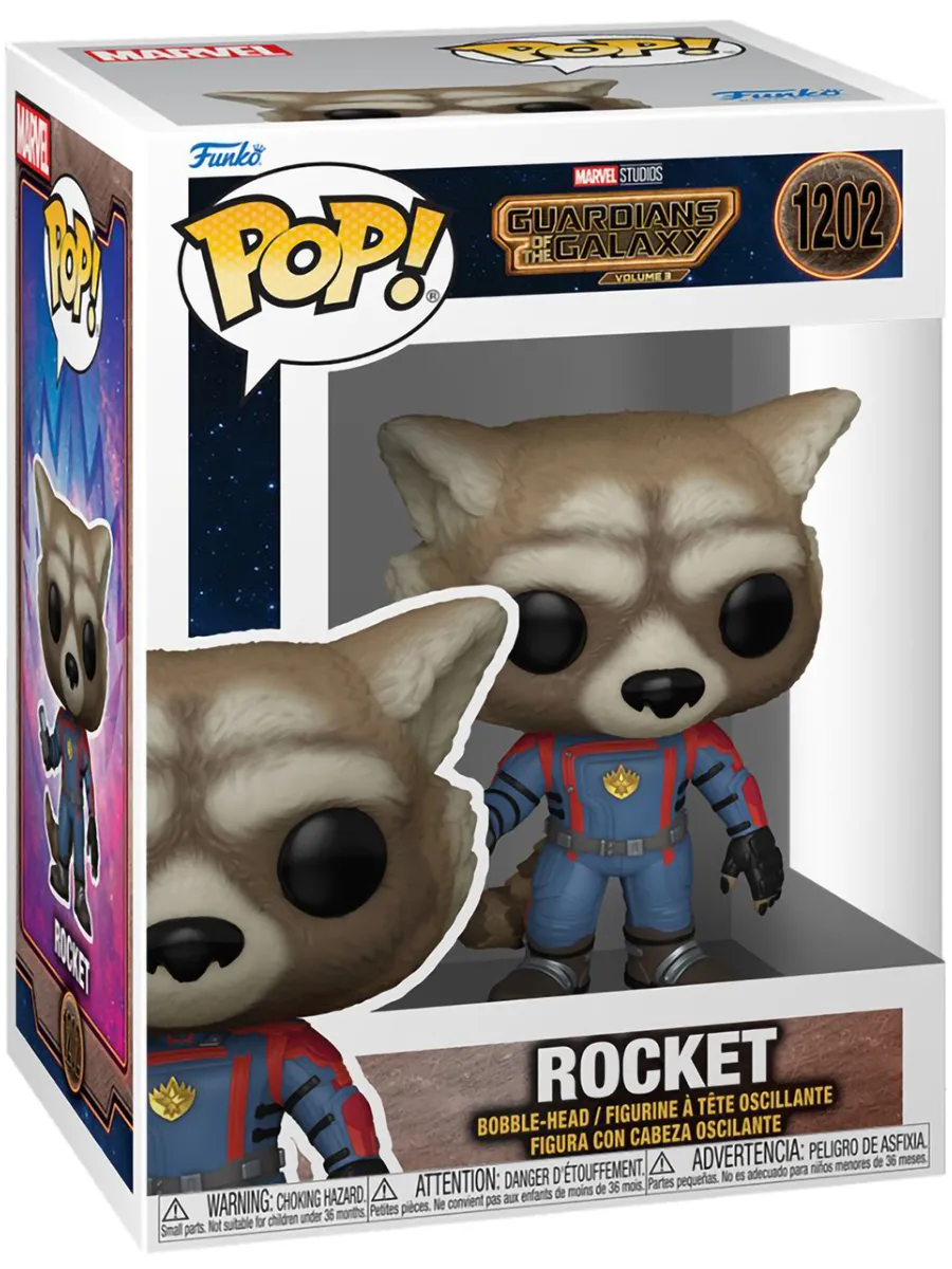 Фигурка Funko POP! Bobble Guardians Of The Galaxy 3 Rocket