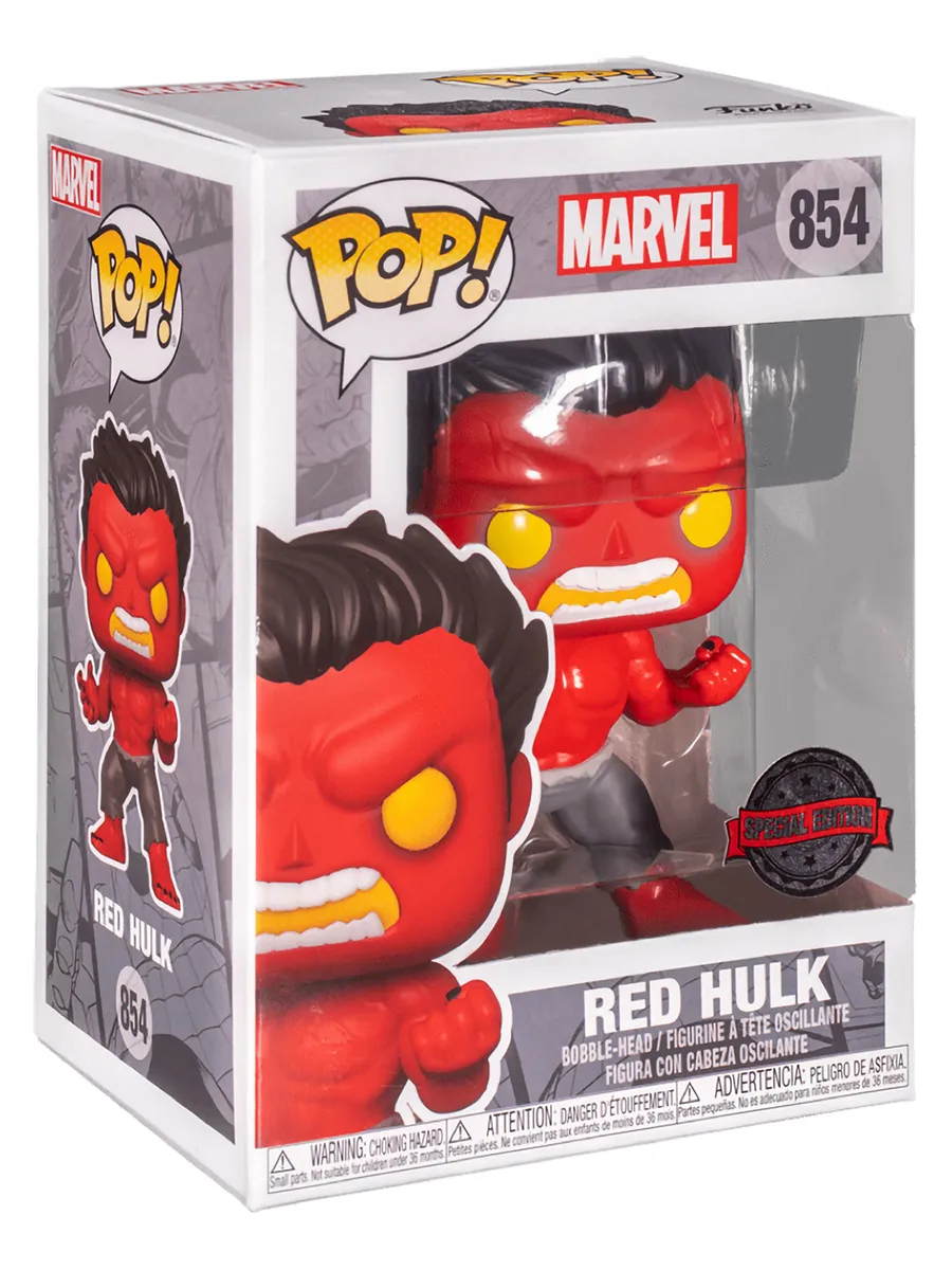 Фигурка Funko POP! Bobble Marvel Hulk Red Hulk