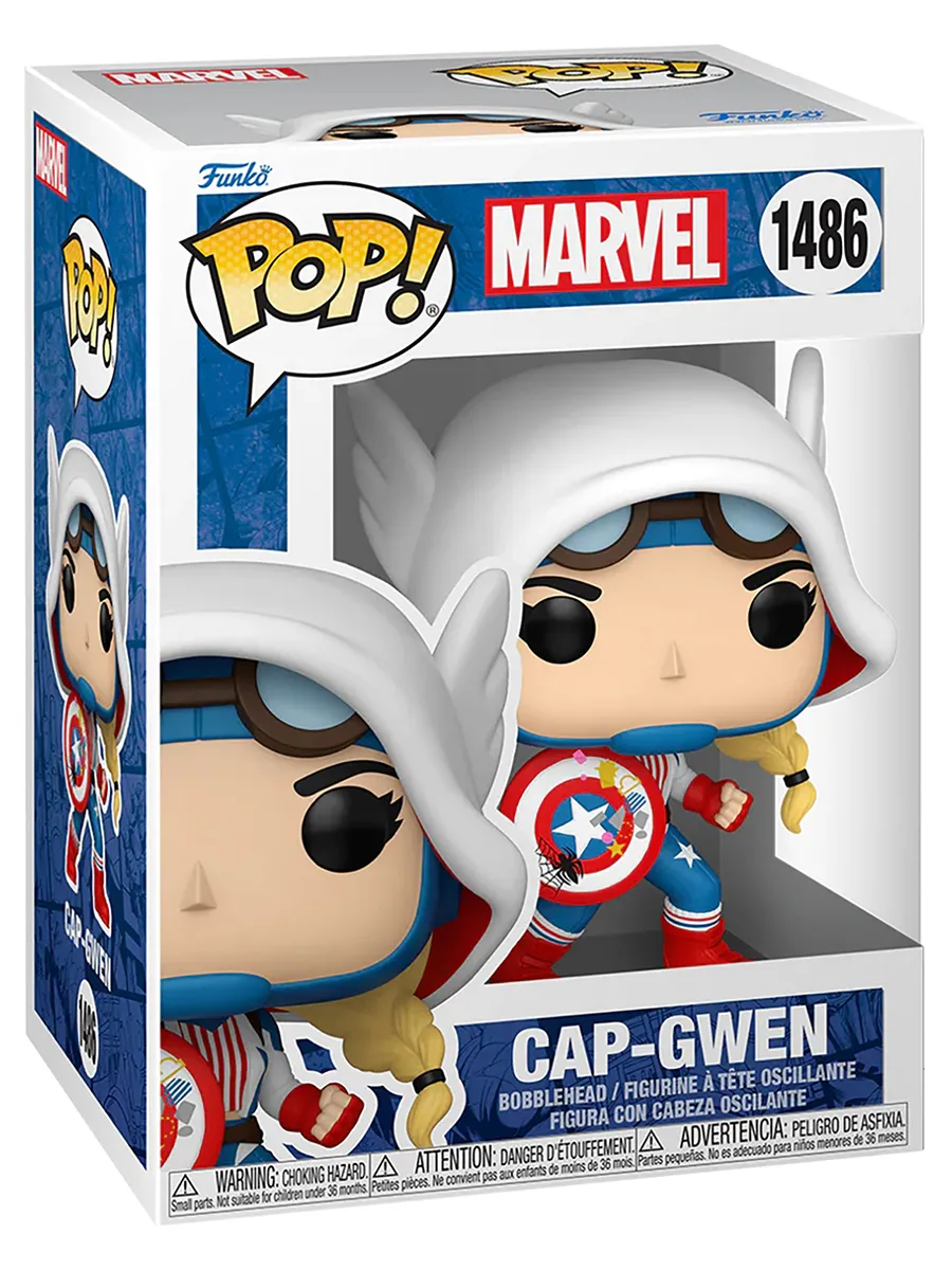 Фигурка Funko POP! Marvel Bobble Spider-Gwen Cap-Gwen