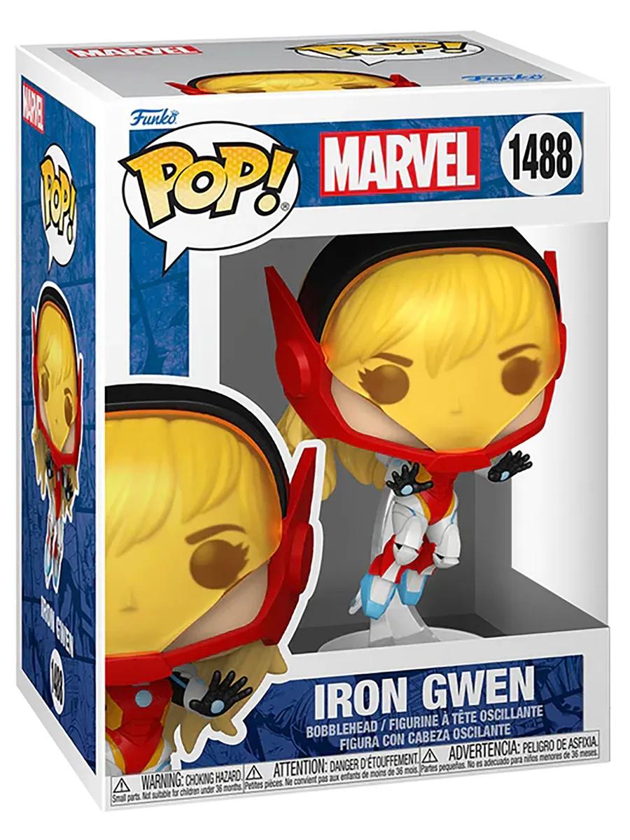 Фигурка Funko POP! Marvel Bobble Spider-Gwen Iron Gwen Фигурка Funko POP! Marvel Bobble Spider-Gwen Iron Gwen