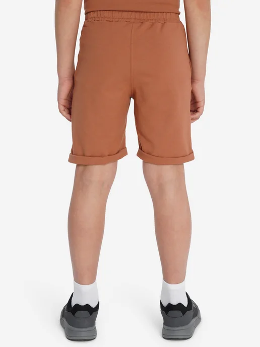 WOOL&COTTON Костюм спортивный детский на физкультуру футболка с шортами, бежевый, фото 7