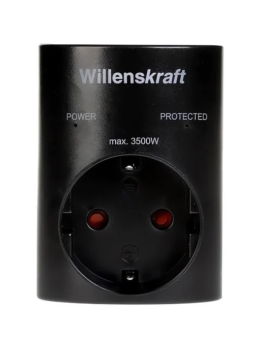 Willenskraft Сетевой фильтр 59001 (1х3500V, чёрный), черный, фото 4