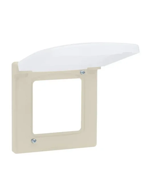 Legrand Рамка с защитной крышкой, IP44, INSPIRIA, бежевый, фото 2
