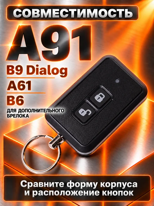 NEOVERTA Корпус в сборе для A91 А61 В6 Dialog брелока, вариант, фото 3