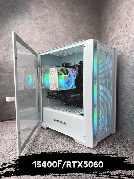 ROO24 Игровой компьютер i5 Валентайн 13400F 5060Ti 16Gb, белый