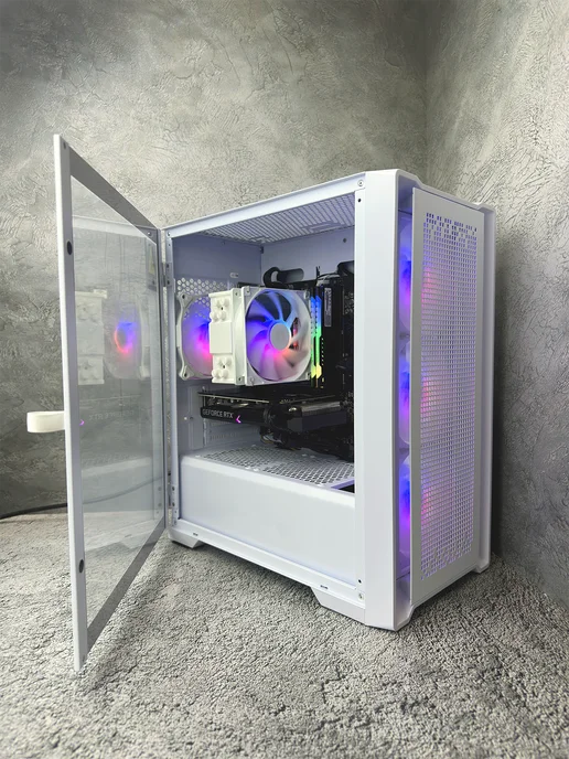 ROO24 Игровой компьютер i5 Валентайн 13400F 5060Ti 16Gb, белый, фото 4