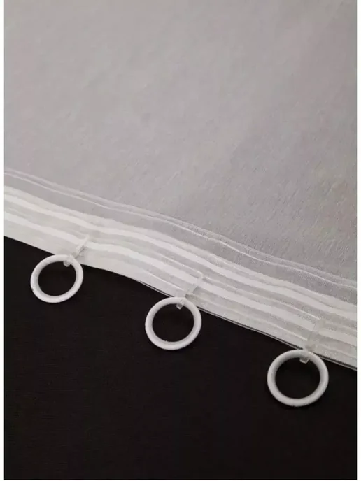 Fabric shop Готовый тюль под лен 200х250 см 1 шт, 200x250 см, 1 шт, фото 3