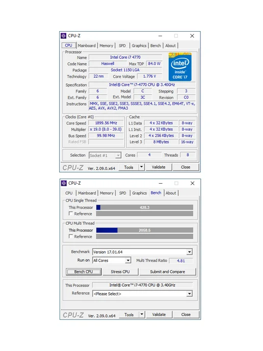 Intel Процессор Core i7-4770, вариант, фото 4