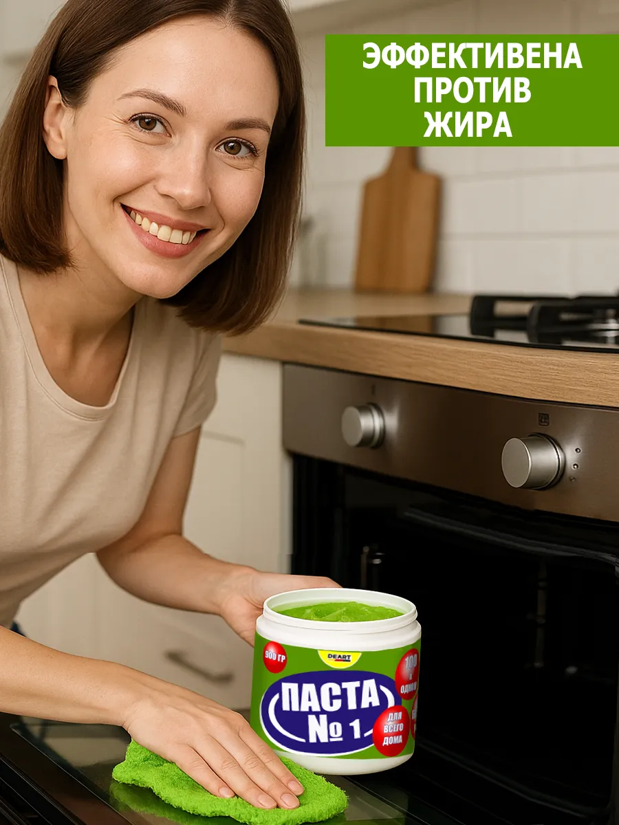 Чистящая паста №1 для уборки 0,9кг фото 8
