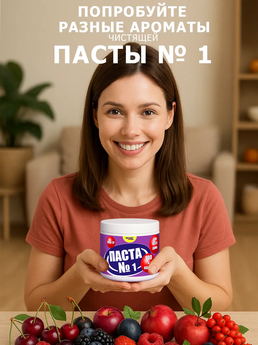 Чистящая паста №1 для уборки 0,9кг фото 9