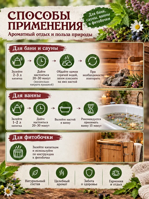 Алтын Бай Фитозапарка для бани и сауны общеукрепляющая 30 г, 30 г, фото 3