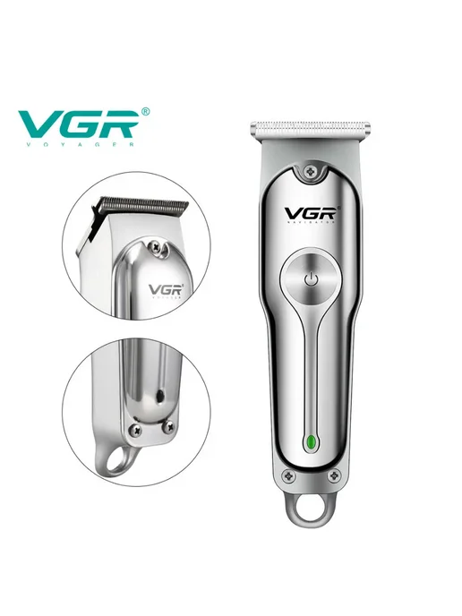VGR Машинка для стрижки волос точность и комфорт, серый, фото 7