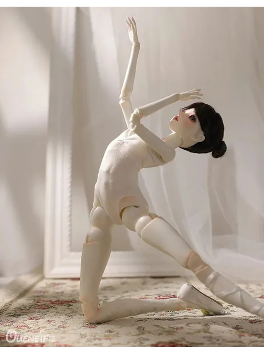 Oueneifs Селия 1 4 BJD Кукла Балерина-сюрприз в подарок, белый