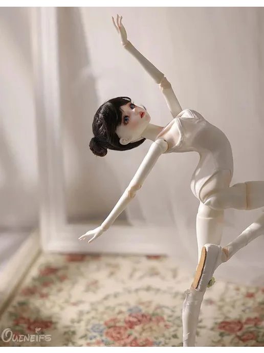 Oueneifs Селия 1 4 BJD Кукла Балерина-сюрприз в подарок, белый, фото 6