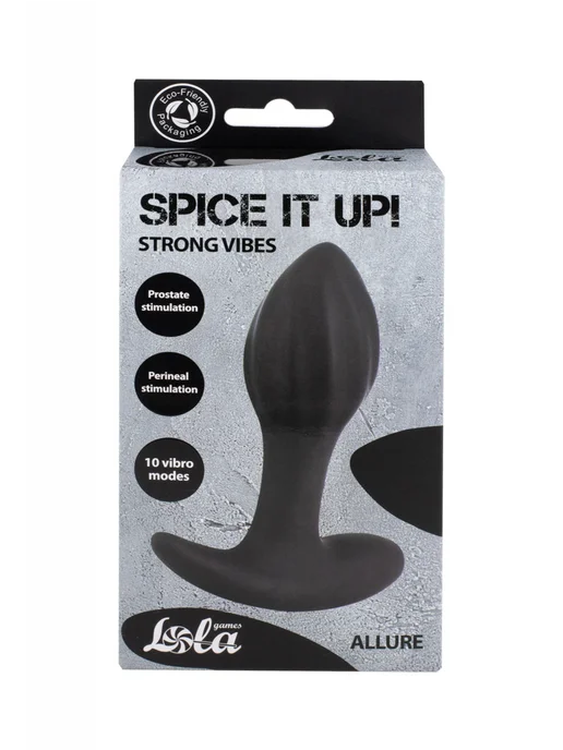 Lola Toys Spice It Up Перезаряжаемая анальная пробка Spice it Up Allure, черный, фото 3