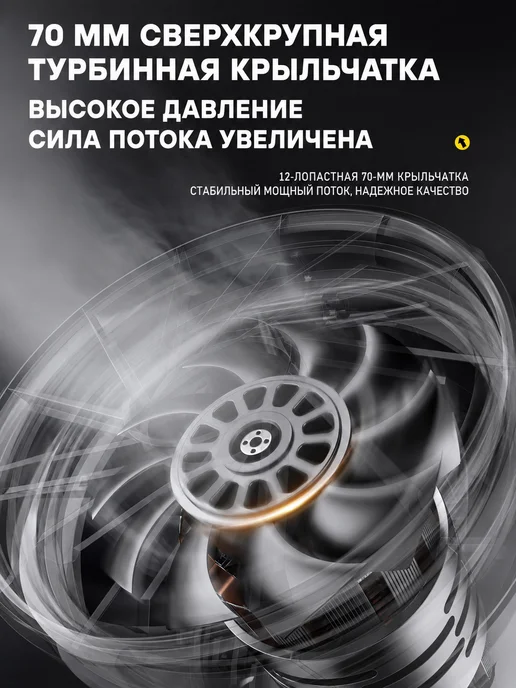 KingTree Воздуходувка аккумуляторная для авто от снега, вариант, фото 5