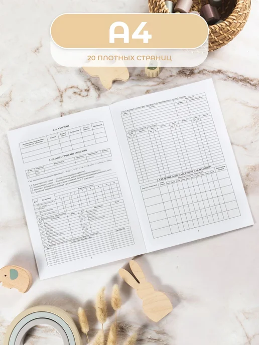 Miaworkstudio Медицинская карта ребенка 026 у-2000 в детский сад и школу, бежевый, фото 2