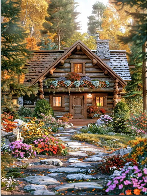 MoyArt Алмазная мозаика «Дом» 50x40 см, 50x40 см