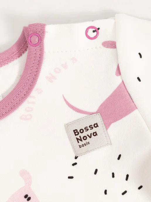 Bossa Nova Боди для новорожденных девочек с коротким рукавом набор 2шт, 2 шт, фото 8