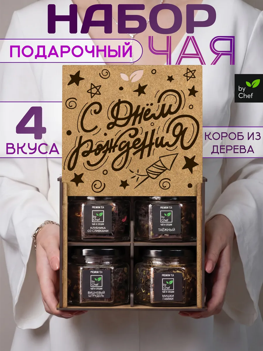 чай подарочный набор на день рождения