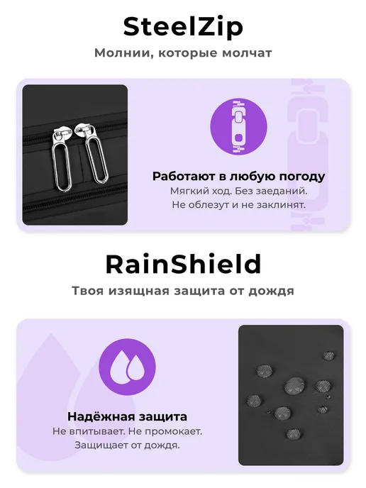MoveMe Городской рюкзак для ноутбука ручная кладь 35 литров, черный, фото 4