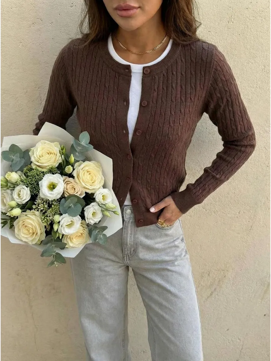 Кардиган на пуговицах