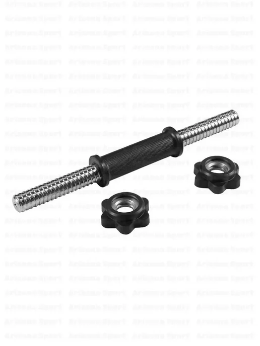 MB Barbell Гантель разборная обрезиненная 41,5 кг (D31 mm), 41,5 кг, фото 3