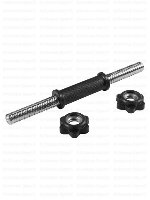 MB Barbell Гантель разборная обрезиненная 41,5 кг (D31 mm), 26,5 кг, фото 3