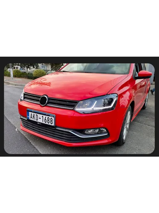 AF PARTS Светодиодные фары BiLED для Volkswagen Polo “SHADOW LINE”, 2 шт, фото 4