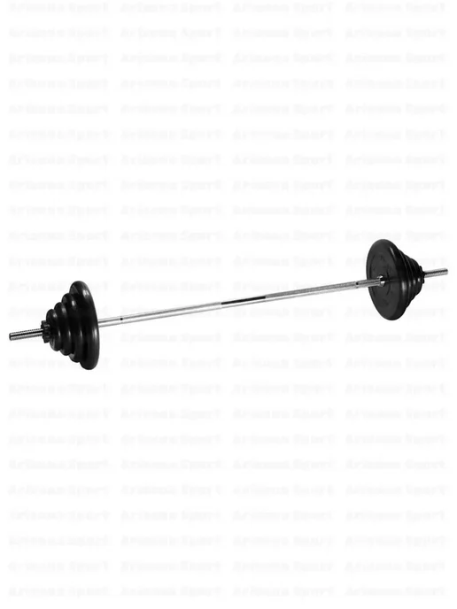MB Barbell Штанга прямая 30кг (D26mm ), 45 кг, фото 2