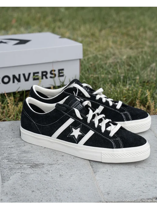 CONVERSE Кеды One Star Academy Pro Suede спортивные, черный, фото 5