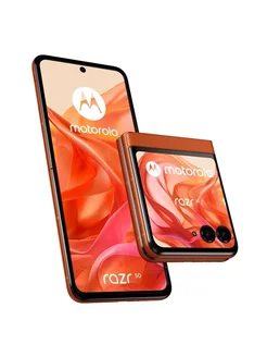 Moto Razr (2024) 5G 8ГБ/256ГБ Spritz Orange Motorola 426998657 купить за 77 105 ₽ в интернет‑магазине Wildberries