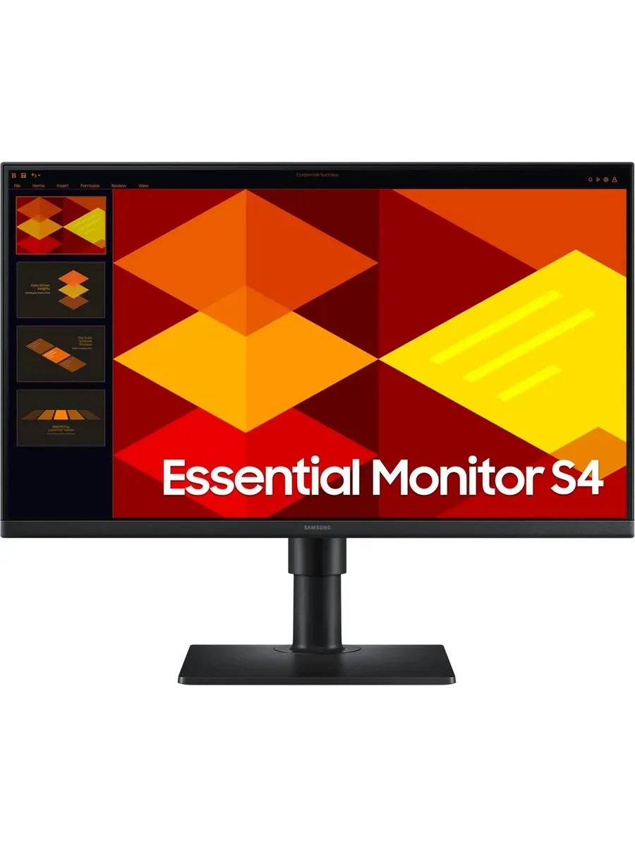 Samsung Монитор 24" Essential S4 S24D400GAIXCI черный
