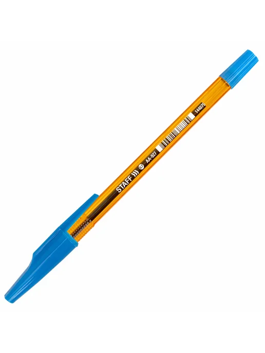 STAFF Ручка шариковая синяя набор 0.35мм, синий, 10 шт, фото 2