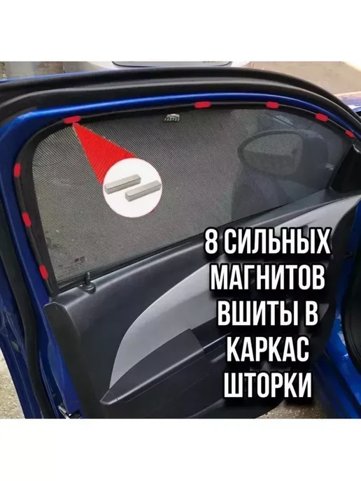 ALEAND АВТО ШТОРКИ НА ПЕЖО 206 СЕДАН PEUGEOT 206(98-), вариант, фото 2