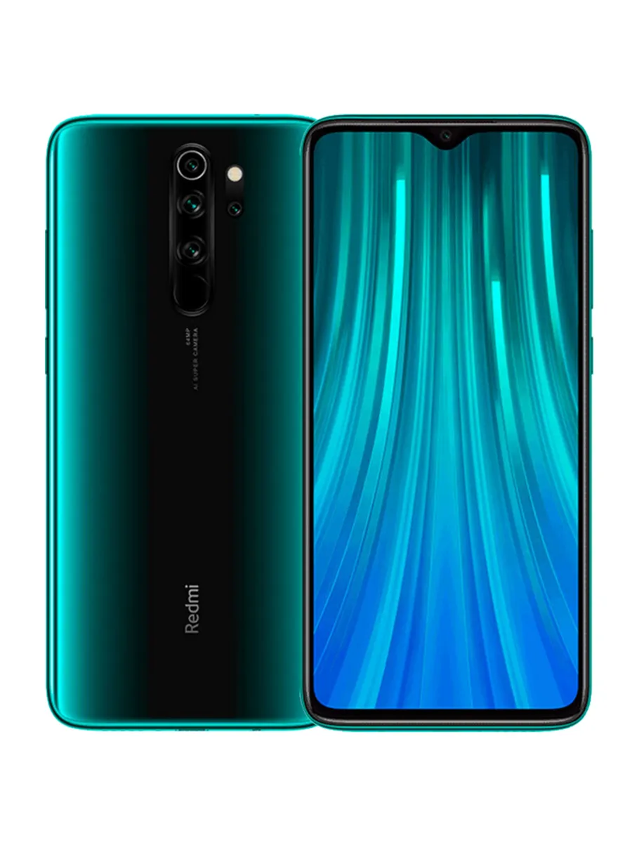 Смартфон redmi note 8 pro зелёный цвет 8ГБ 128ГБ NFC