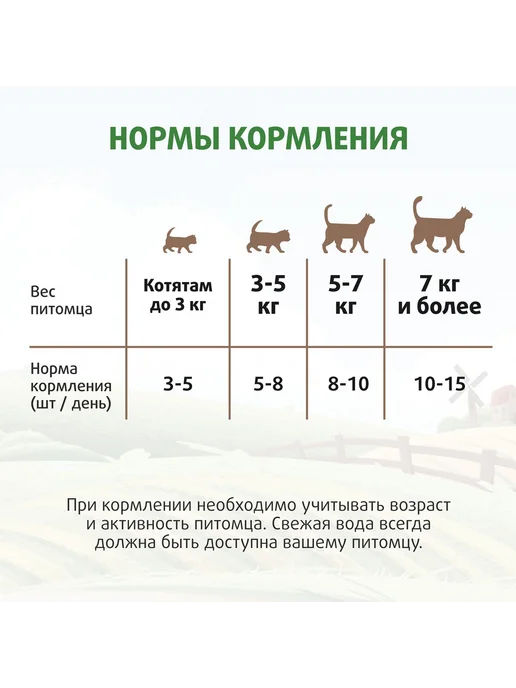 Ферма Кота Фёдора Лакомство для кошек и котят подушечки говядина 40 г 2 шт, 40 г, 2 шт, фото 5